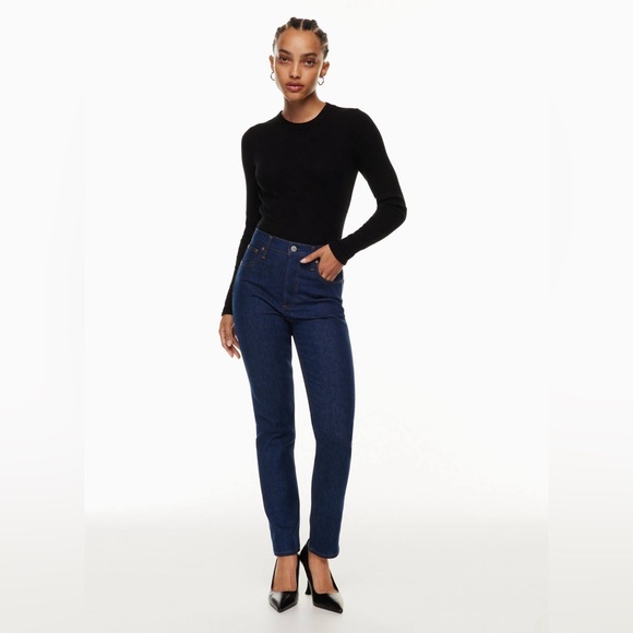 Aritzia denim forum yoko ono high rise slim - Picture 2 of 9